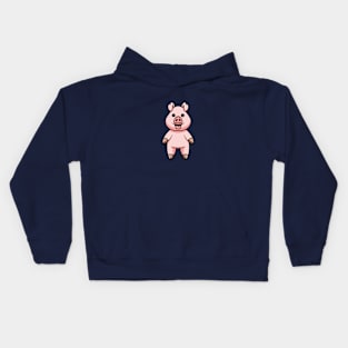 Cute Pig Smiling Kids Hoodie